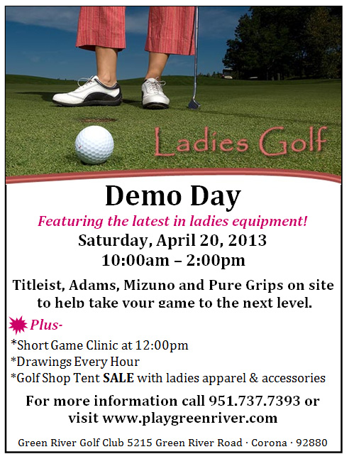 ladies golf demo day