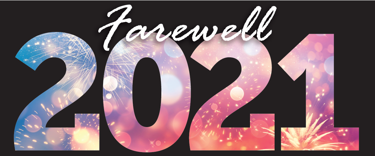 Farewell 2021 Headline with fireworks!